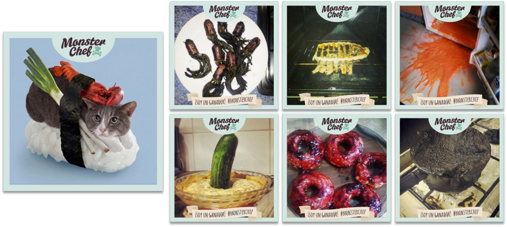 Monsterchef - Domestic Short-haired Cat Clipart (1024x460), Png Download