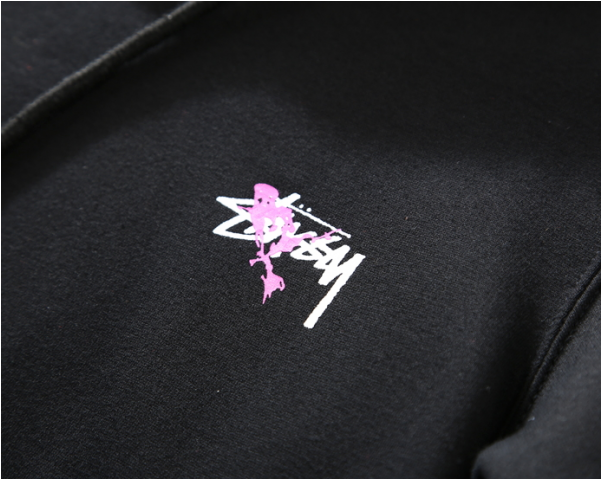 Stussy Splash Paint Logo Hooded Sweater - Emblem Clipart (600x600), Png Download
