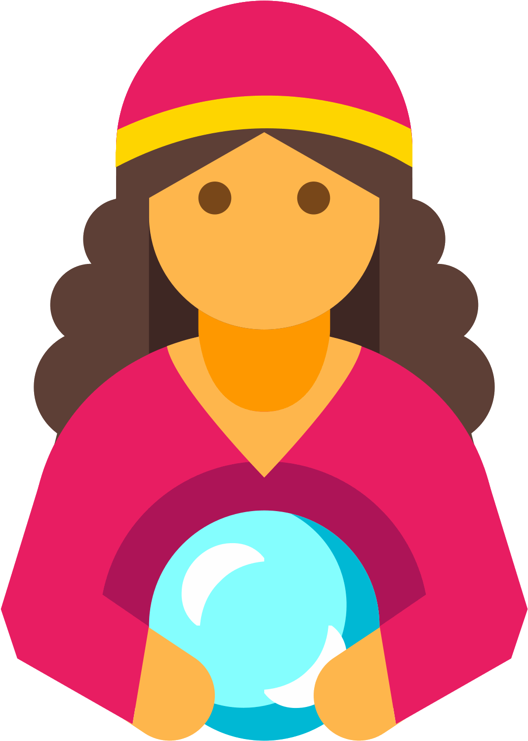 Banner Royalty Free Download Fortune Teller Icon Free - Icon Clipart (1600x1600), Png Download