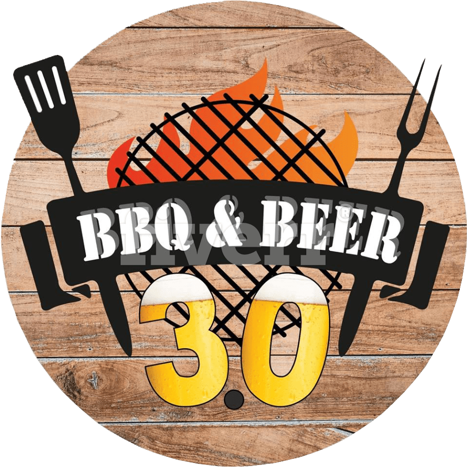 Big Worksample Image - Barbecue Logo Clipart (1000x1000), Png Download