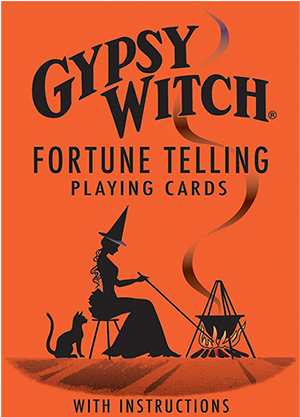 Gypsy Witch Fortune Telling Playing Cards - Poster Clipart (740x416), Png Download