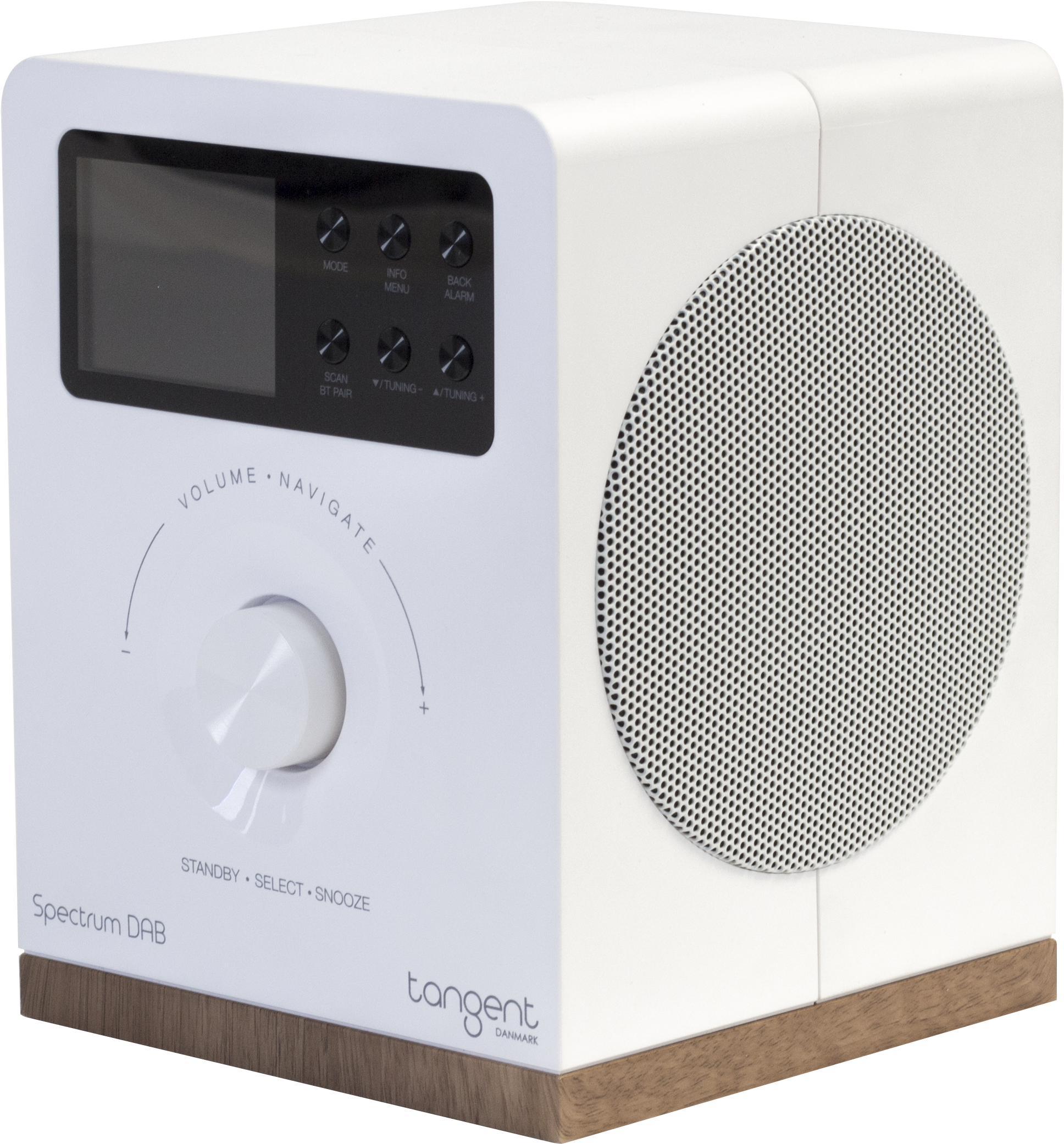 Tangent Spectrum Radio Dab /fm White - Computer Speaker Clipart (2712x2644), Png Download