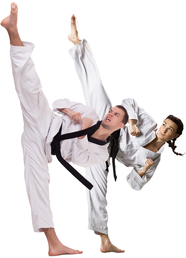 Taekwondo Png - Martial Arts High Kick Clipart (600x834), Png Download