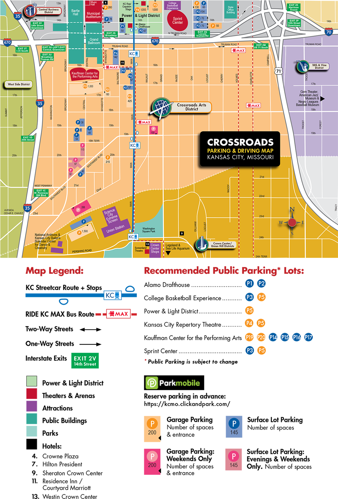 Crossroads District Parking Map - Crossroads Art District Map Clipart (1200x1800), Png Download
