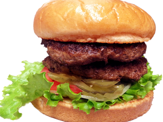 Classic Burger - Patty Clipart (640x480), Png Download