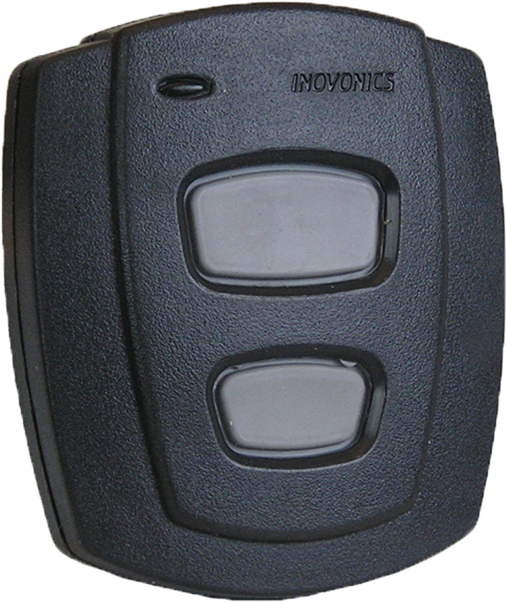 Double Button Water Resistant Pendant Transmitter Clipart (727x884), Png Download