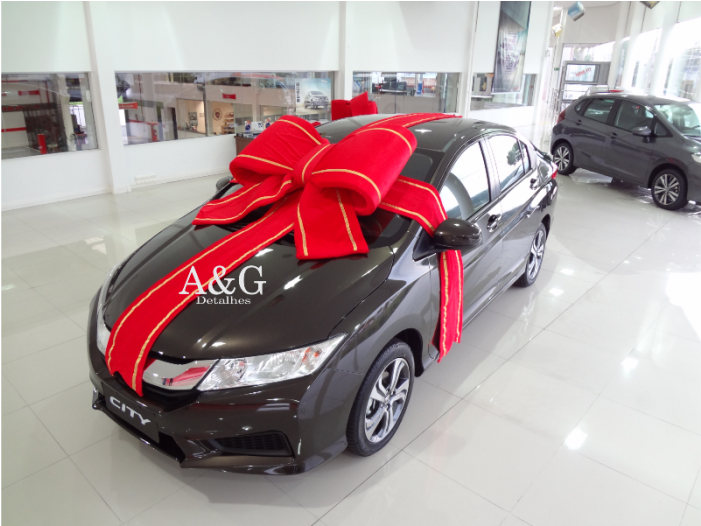 Laço Vermelho Para Carro Clipart (700x700), Png Download