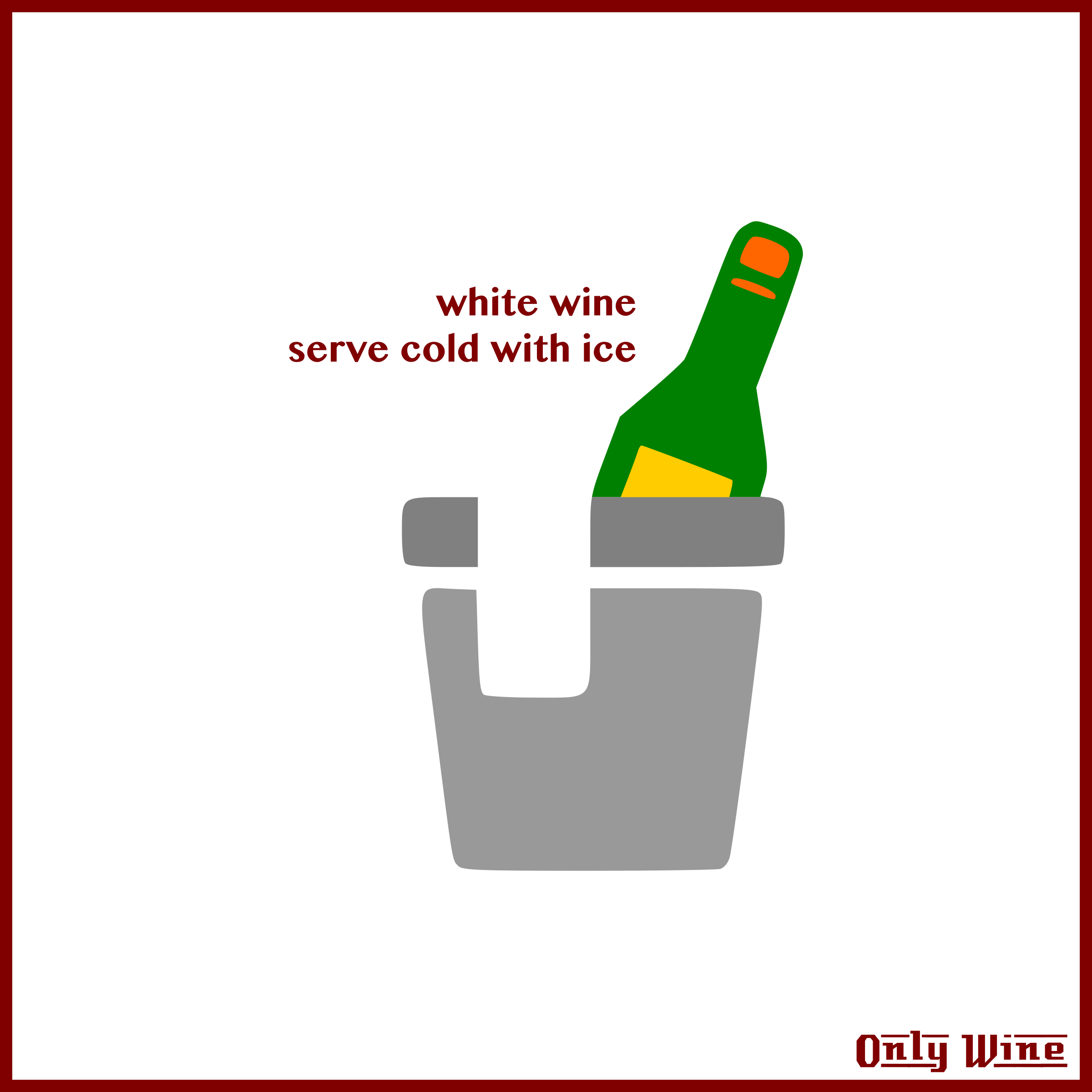This Free Icons Png Design Of Only Wine 176 - Alcoholic Beverage Clipart (2400x2400), Png Download