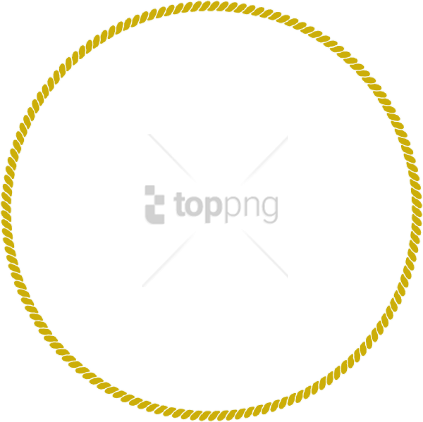 Free Png Gold Money Chain Png Png Images Transparent - Gold Circle Border Png Clipart (850x849), Png Download