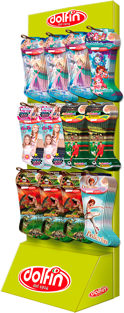 La Principessa Dei Sogni Alysel Stocking 160 G - Calza Befana Calciatori Panini Clipart (700x1200), Png Download