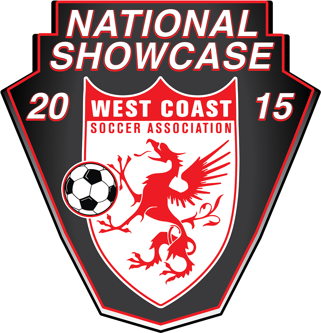 Wcsa National Showcase - West Coast Soccer Association Logo Clipart (1200x1527), Png Download