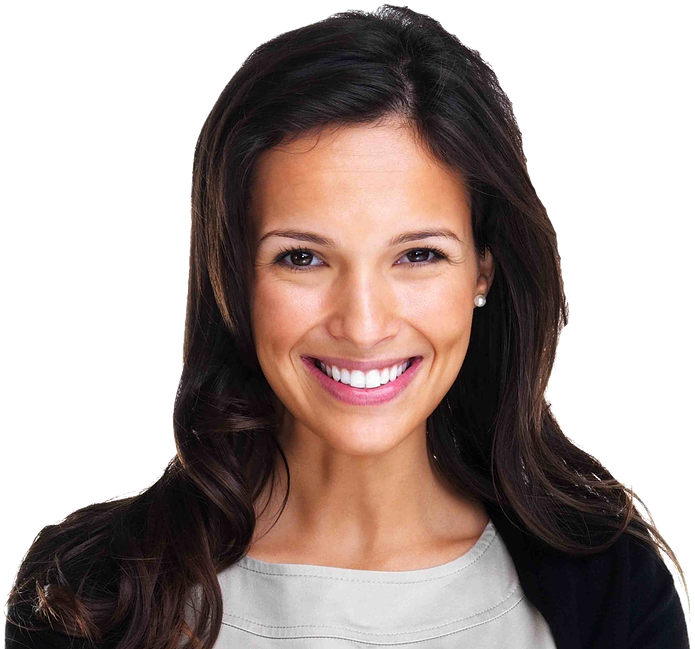 Mujer Sonriendo 1 - Girl Clipart (858x726), Png Download