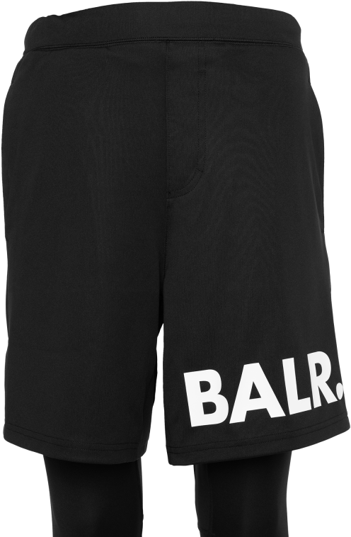 Workout Shorts Black Combination - Black Balr Shorts Clipart (800x800), Png Download