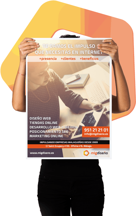 Diseño Publicitario Diseño De Carteles En Malaga Diseño - Online Advertising Clipart (485x750), Png Download