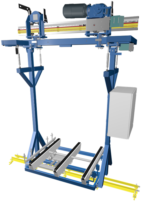 Electrified Monorail Systems Are Floor-free Conveying - Machine Tool Clipart (728x728), Png Download