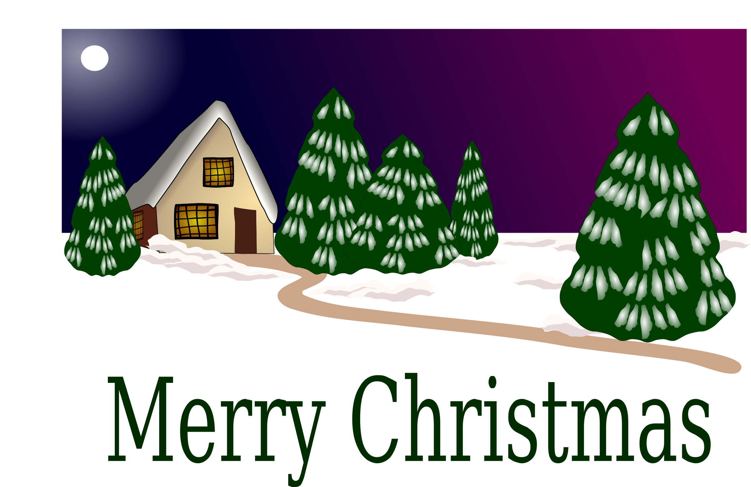 This Free Icons Png Design Of Christmas Greeting - Libreoffice Christmas Card Template Clipart (2400x1557), Png Download