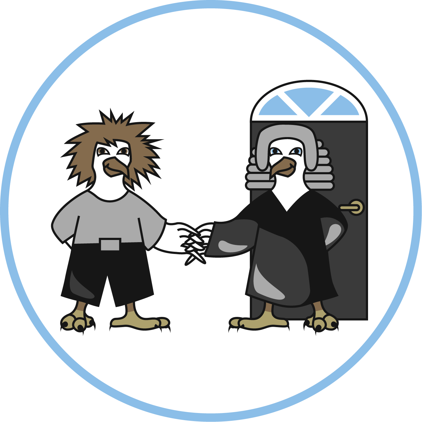 Png Neighbours And - Cartoon Clipart (1361x1361), Png Download