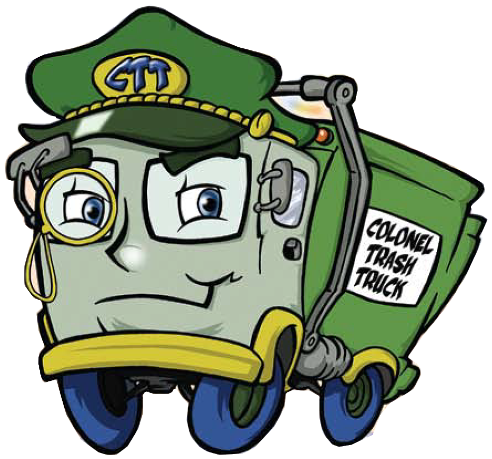 Trash Clipart Litter Pick - Trash Truck - Png Download (996x927), Png Download