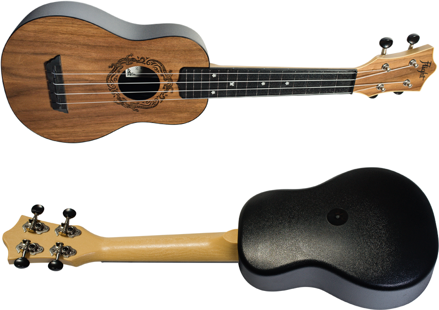 Flight Tus 50 - Flight Travel Ukes Walnut Clipart (900x677), Png Download