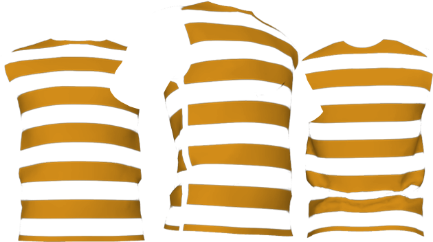 Stripes Transparent Gold - Chair Clipart (800x1010), Png Download