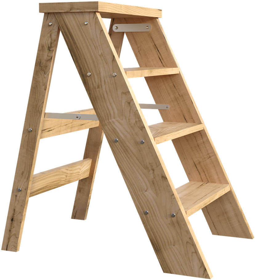 Haga Click Aqui Y Encontraras Mas Escaleras De Madera - Ladder Clipart (1280x1280), Png Download
