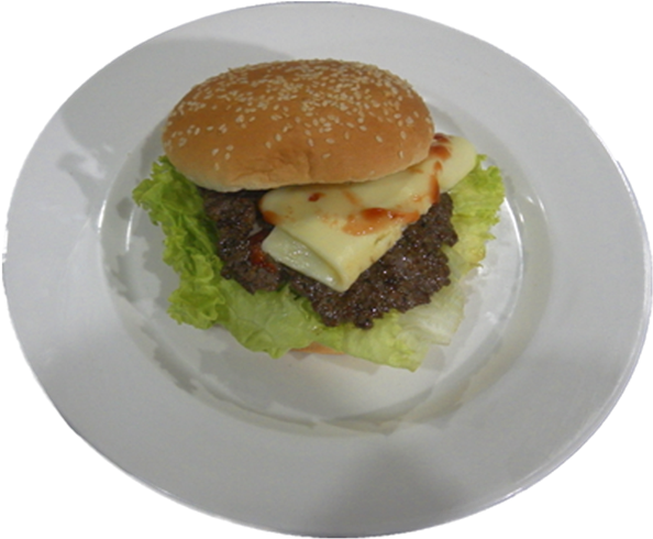 Hamburguesa Sencilla - French Fries Clipart (600x600), Png Download