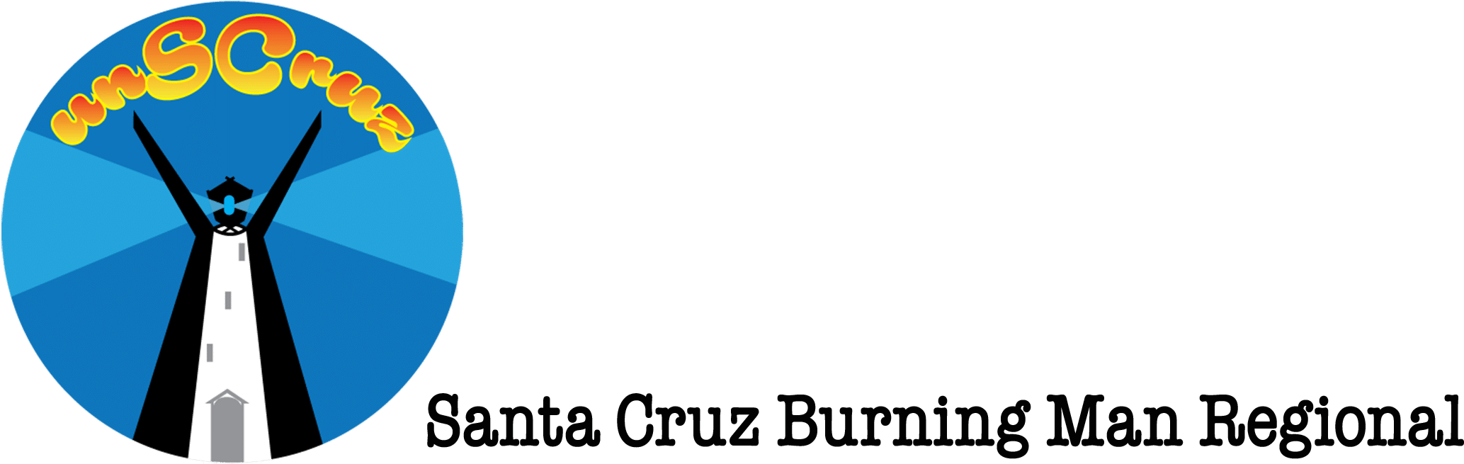 Santa Cruz Burning Man Regional - Seguros Cruz Del Sur Clipart (2137x658), Png Download