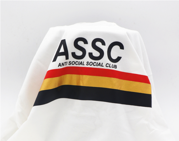 Anti Social Social Club Assc Gold Stripes T-shirt - Polo Shirt Clipart (600x600), Png Download