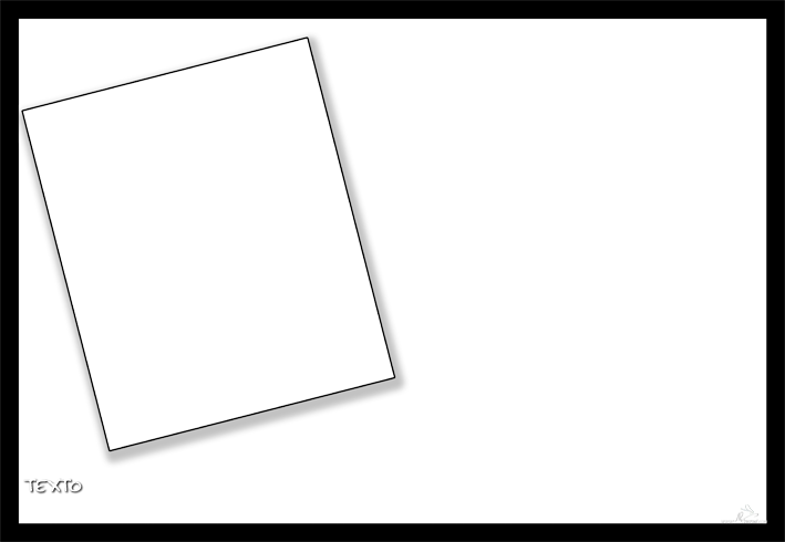 Margen Negro Png - Line Art Clipart (709x490), Png Download