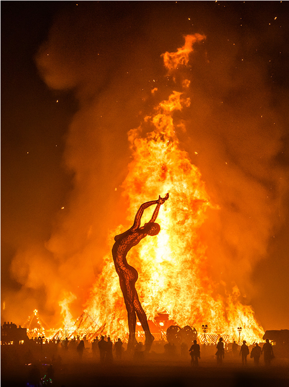Unflop - Burning Man Burn Clipart (1042x768), Png Download