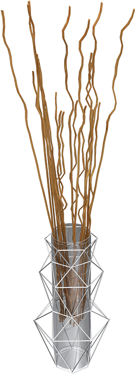 Cilindro De Vidrio - Vase Clipart (657x821), Png Download