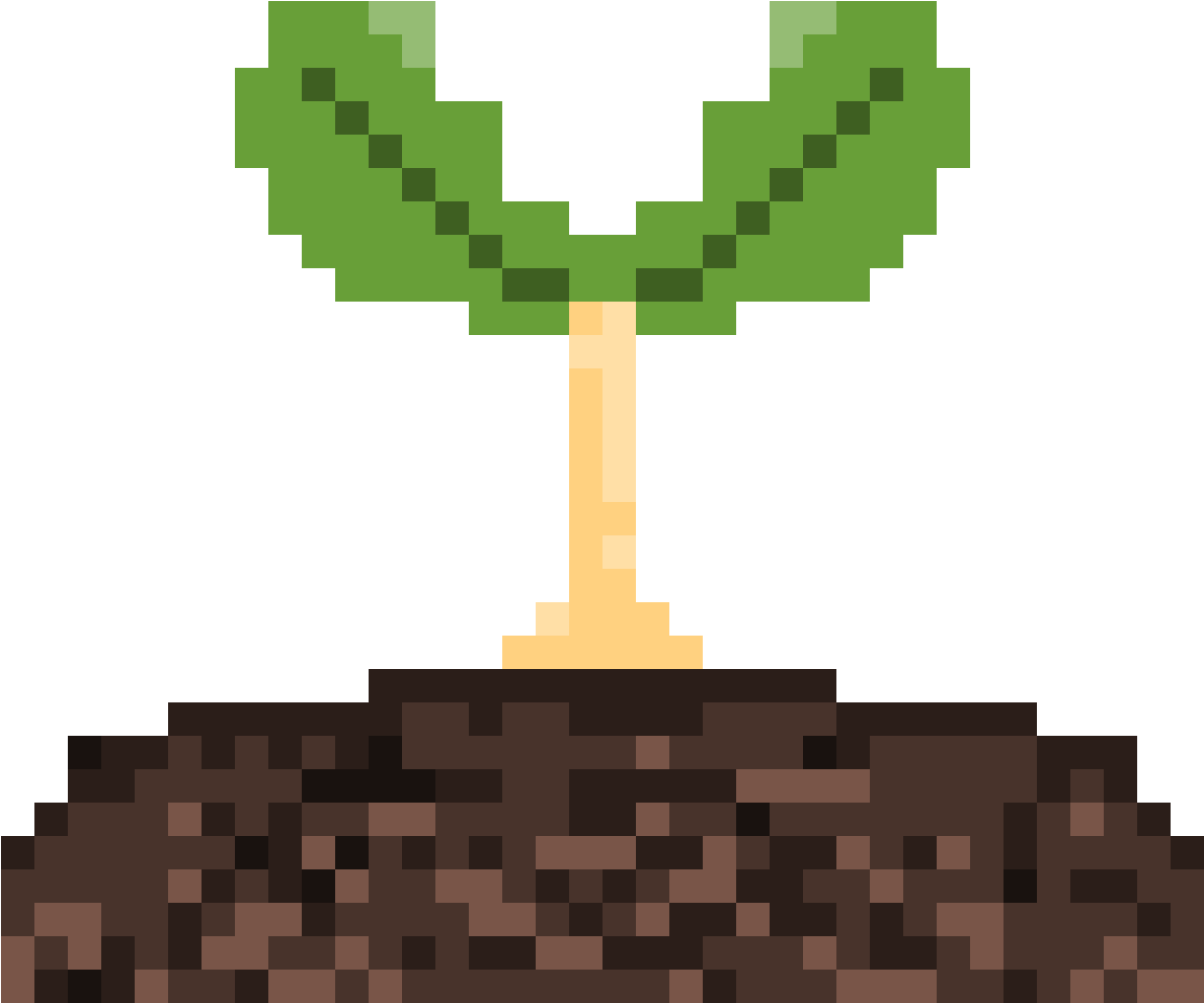 Sapling - Bread Pixel Art Clipart (1188x1188), Png Download