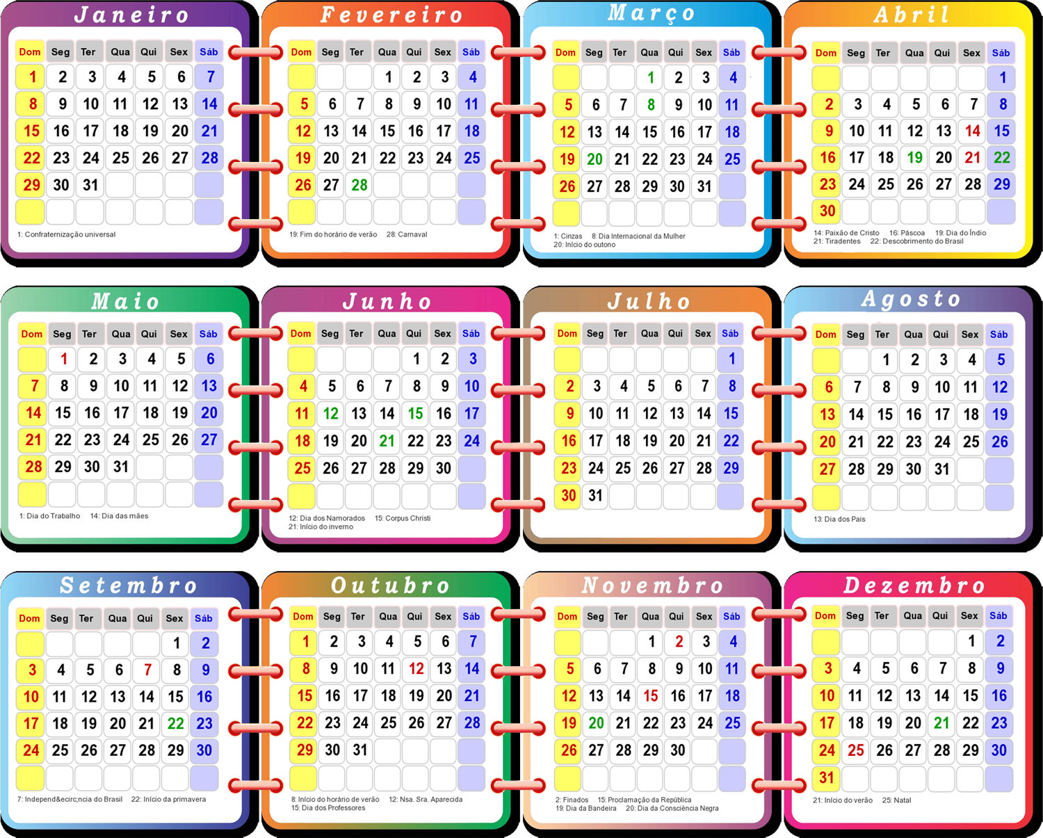 Calendários 2017 Para Imprimir, Modelos De Calendário, - Calendário Infantil 2017 Clipart (1500x1205), Png Download