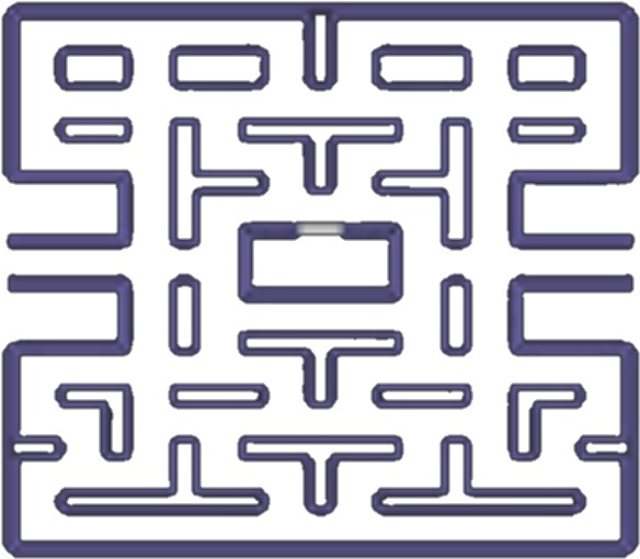 Pacmanmaze Sticker - Education Clipart (658x568), Png Download