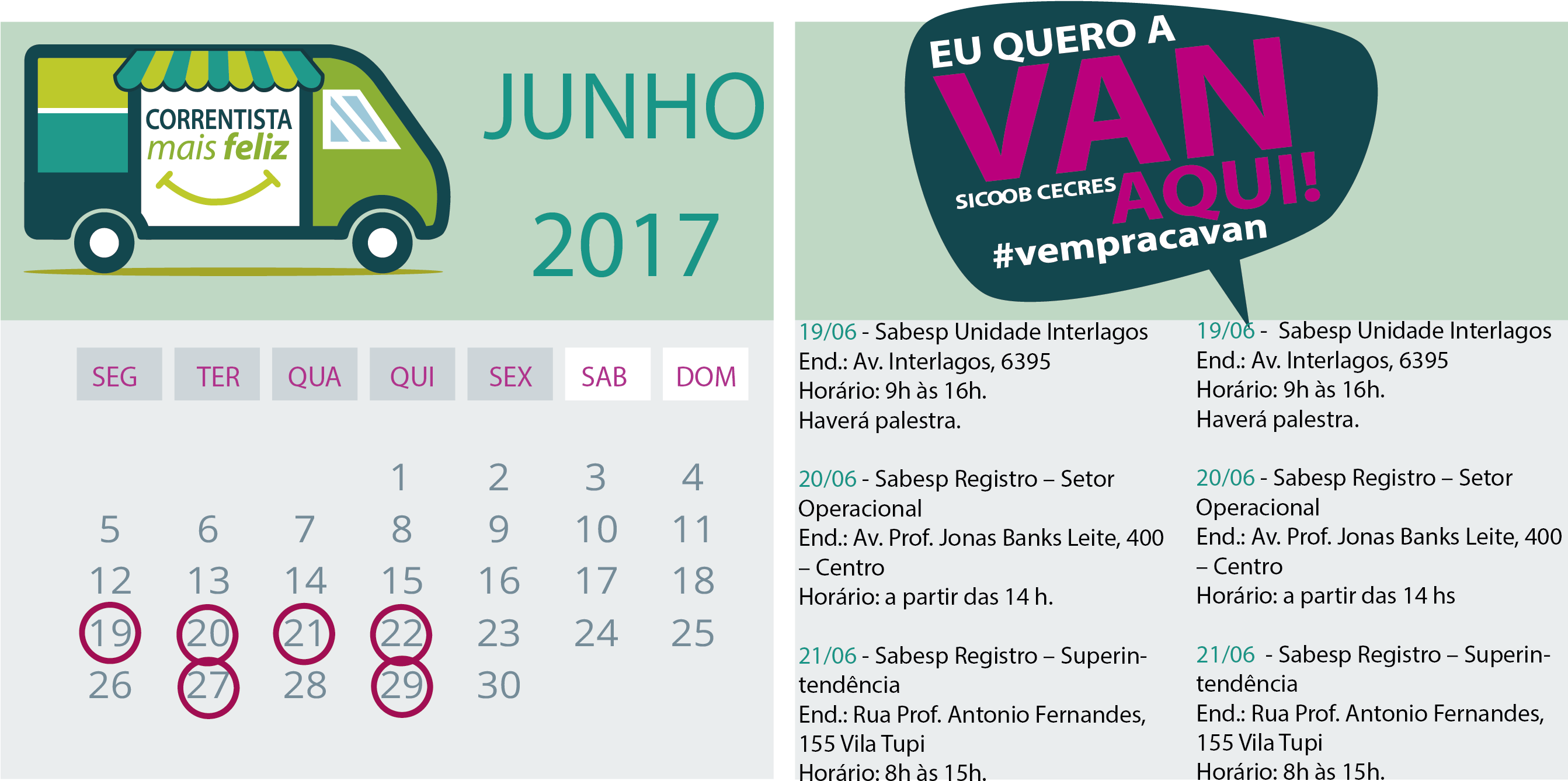 Calendã¡rio-van@2x - Graphic Design Clipart (2684x1672), Png Download