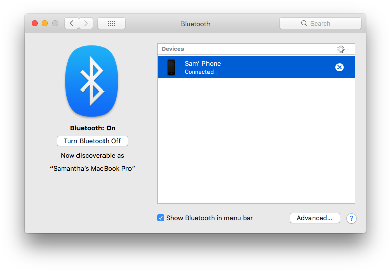 How To Tether Your Iphone To A Mac - Turn On Bluetooth Mac Clipart (780x544), Png Download