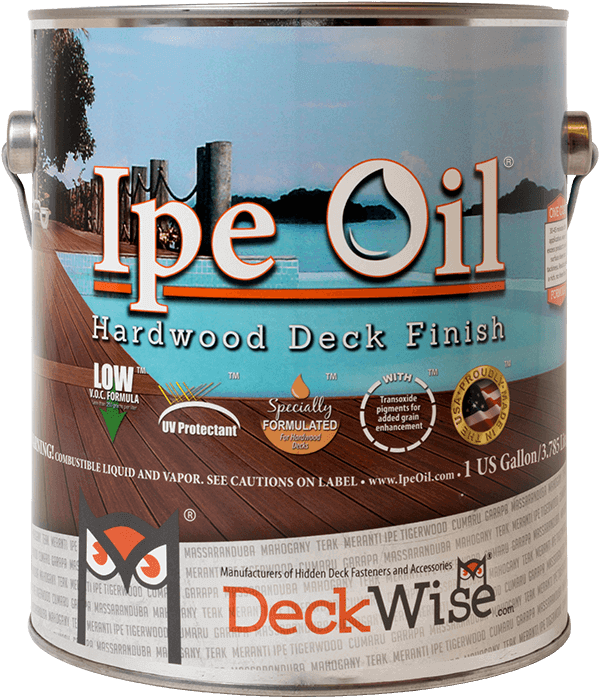 Ipe Oil Hardwood Deck Finish From Deckwise - Deck Clipart (600x708), Png Download