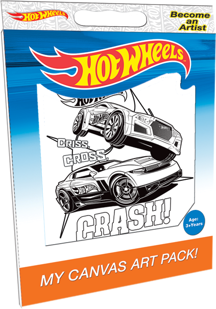 My Canvas Art Pack - Hot Wheels Clipart (842x618), Png Download