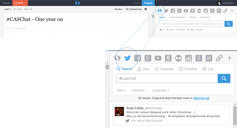 Click On The Twitter Icon And Type In The Search Bar - Instagram Clipart (793x428), Png Download