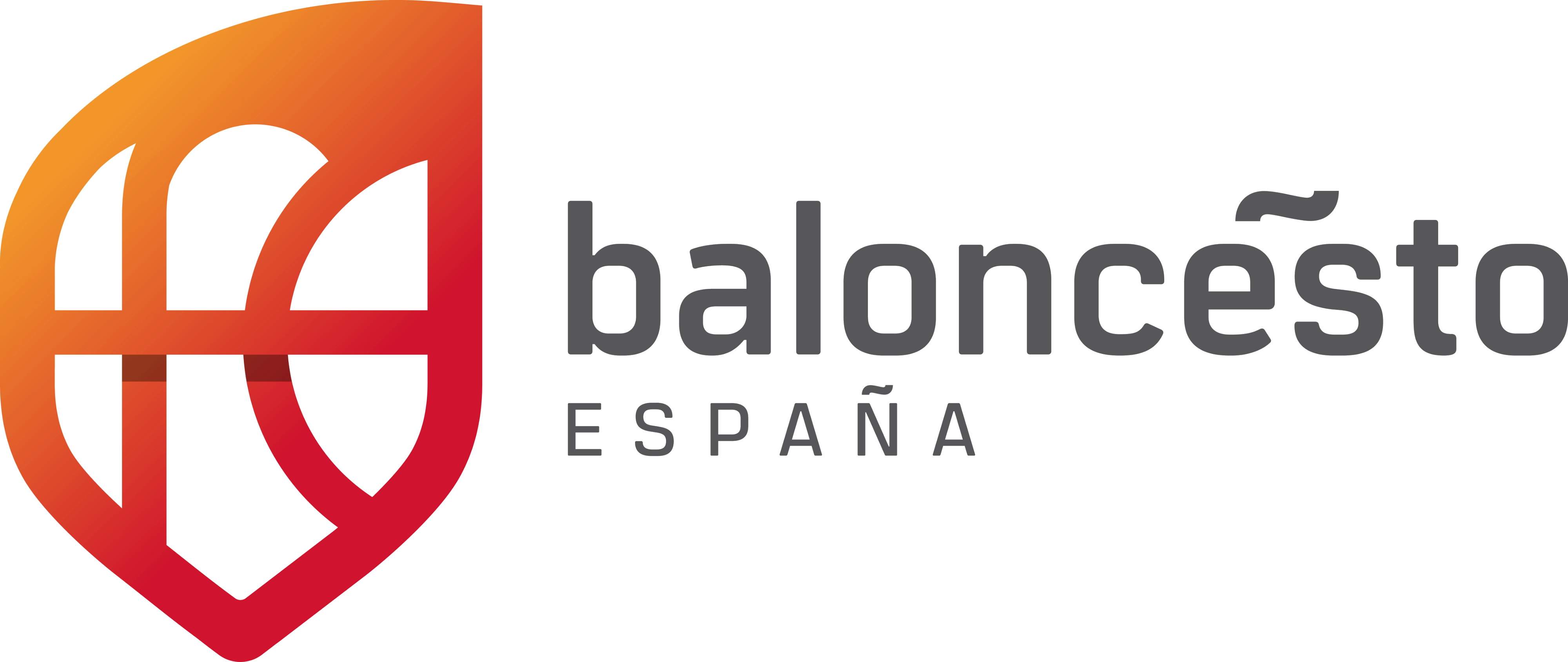 Federación Española De Baloncesto - Federacion Española De Baloncesto Clipart (4000x1689), Png Download