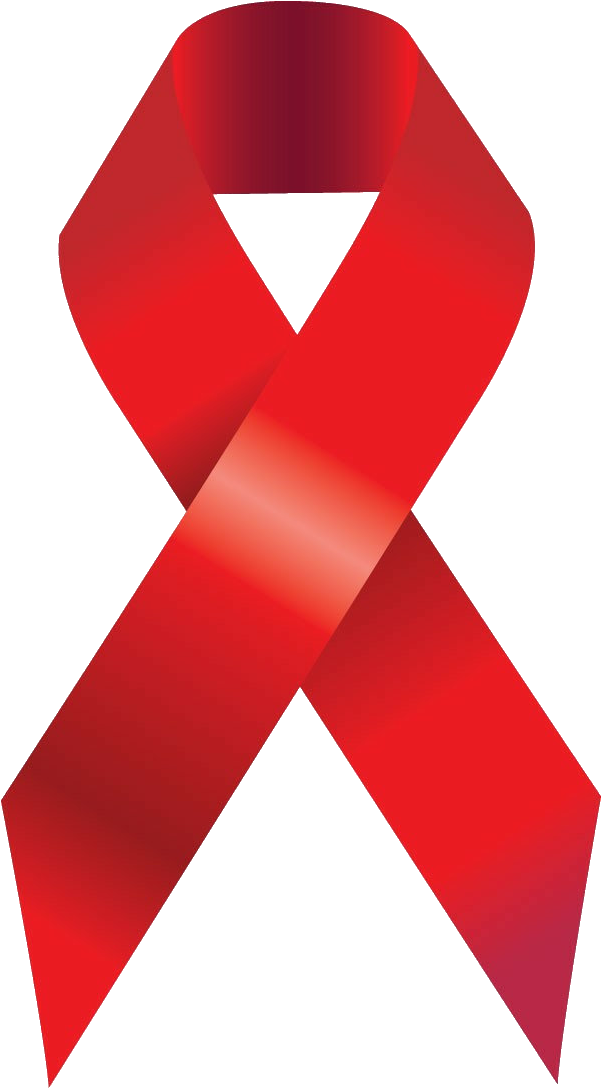 Hiv Aids Logo Png - Hiv Aids Red Ribbon Clipart (1300x1179), Png Download