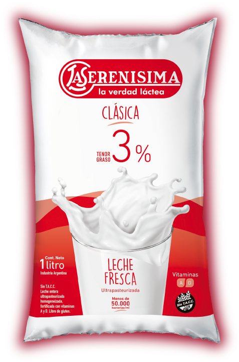 Nuestra Leche De Siempre, La Del Envase Rojo La “clásica”, - La Serenísima Clipart (500x750), Png Download