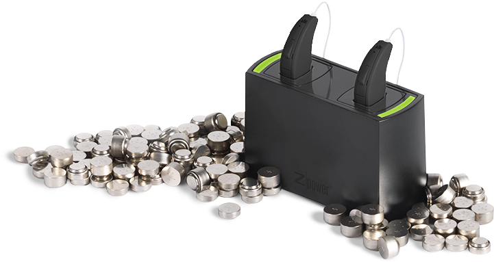 Zpower Rechargeable Hearing Aids - Rechargeable Hearing Aid Battery Clipart (774x540), Png Download