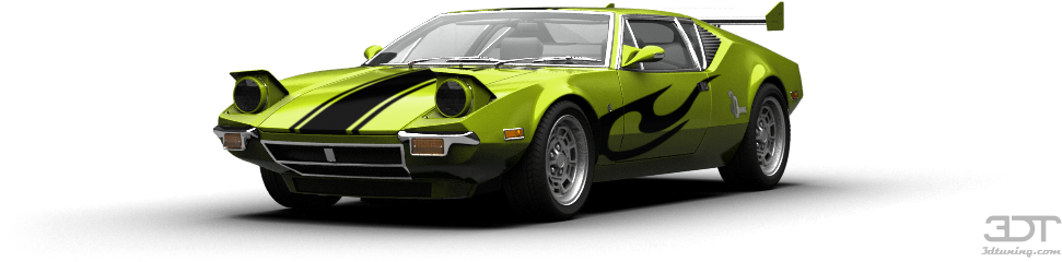 De Tomaso Pantera Coupe 1971 Tuning - De Tomaso Pantera Clipart (1004x373), Png Download