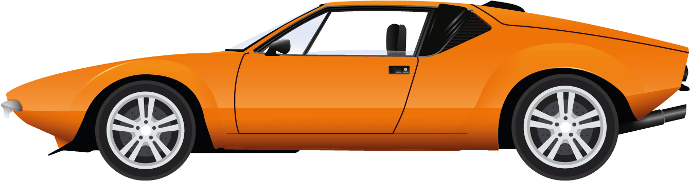 Detomaso Pantera Poster - Lamborghini Miura Clipart (1641x2201), Png Download