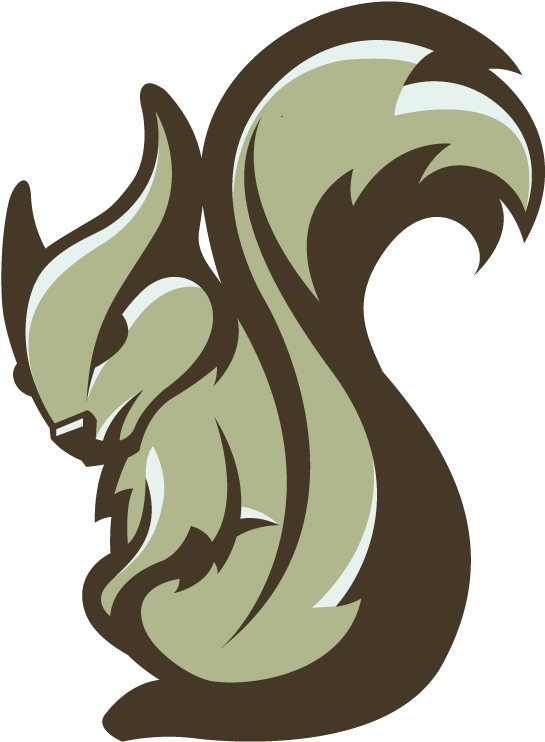 Vector Squirrel Mascot - Squirrel Esport Logo Clipart (1200x900), Png Download