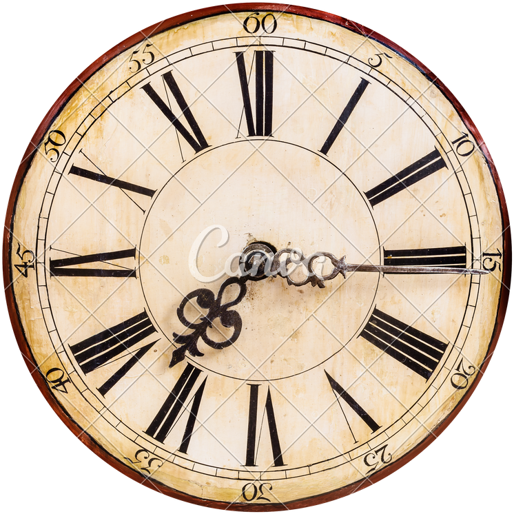Vintage Clock Png - French And Richards Clock Experiment Clipart (800x800), Png Download