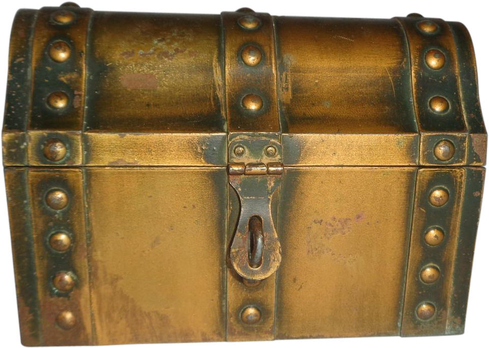 Clipart Library Library Buried Treasure Chest Clip - Treasure Box With Transparent Background - Png Download (960x960), Png Download