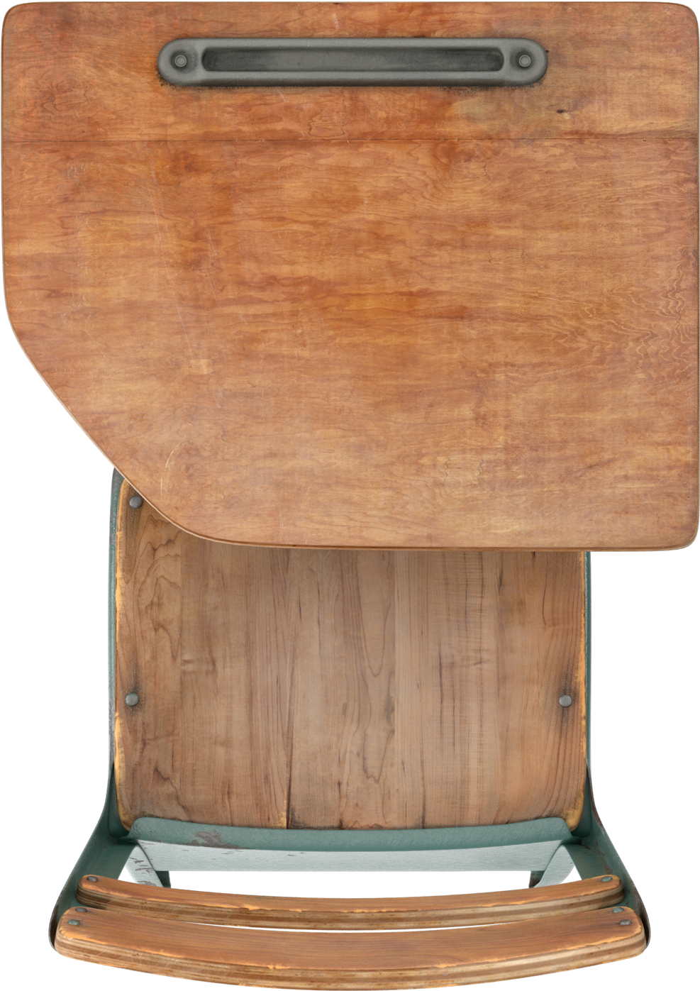 Antique School Desk - Plywood Clipart (2048x2048), Png Download