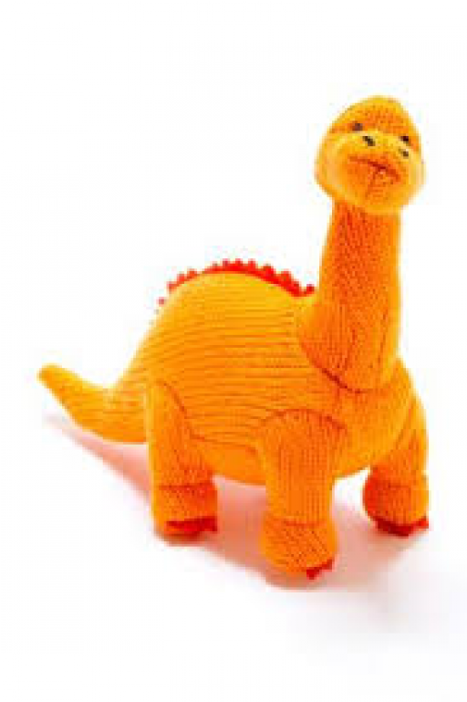 Knitted Diplodocus Suitable From Birth, £7 - Free Knitting Patterns For Dinosaur Toys Clipart (768x768), Png Download